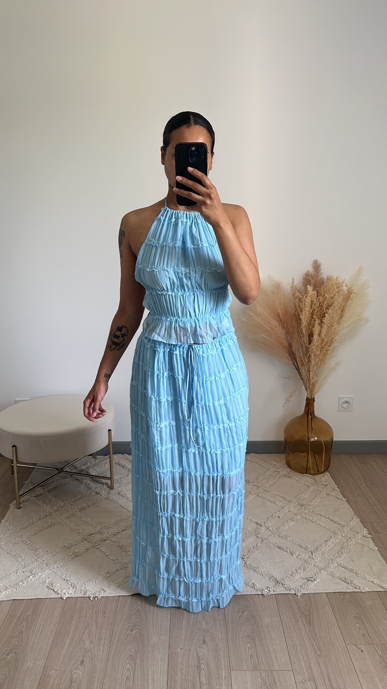 Ensemble Khloé bleu