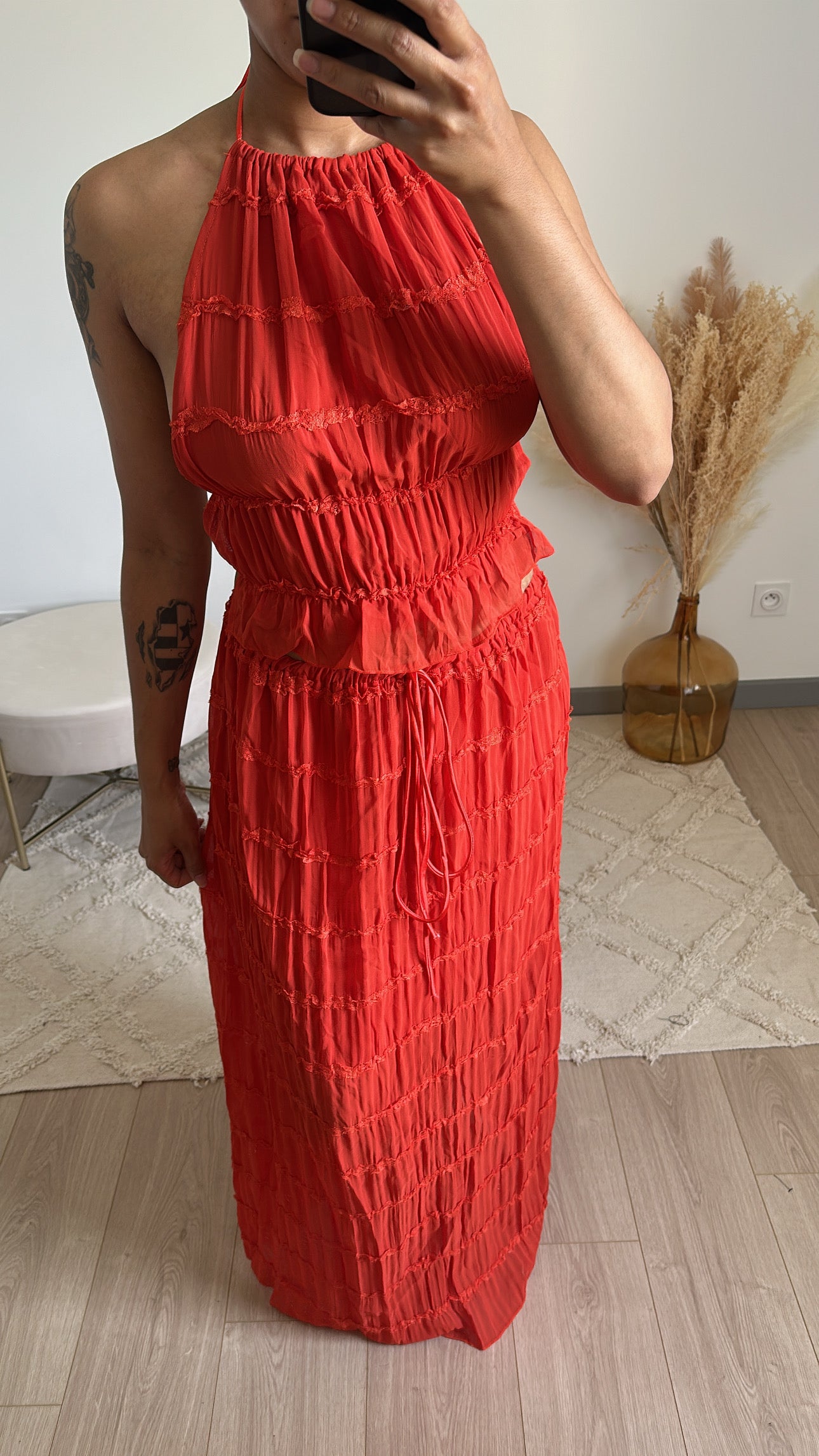 Ensemble Khloé rouge
