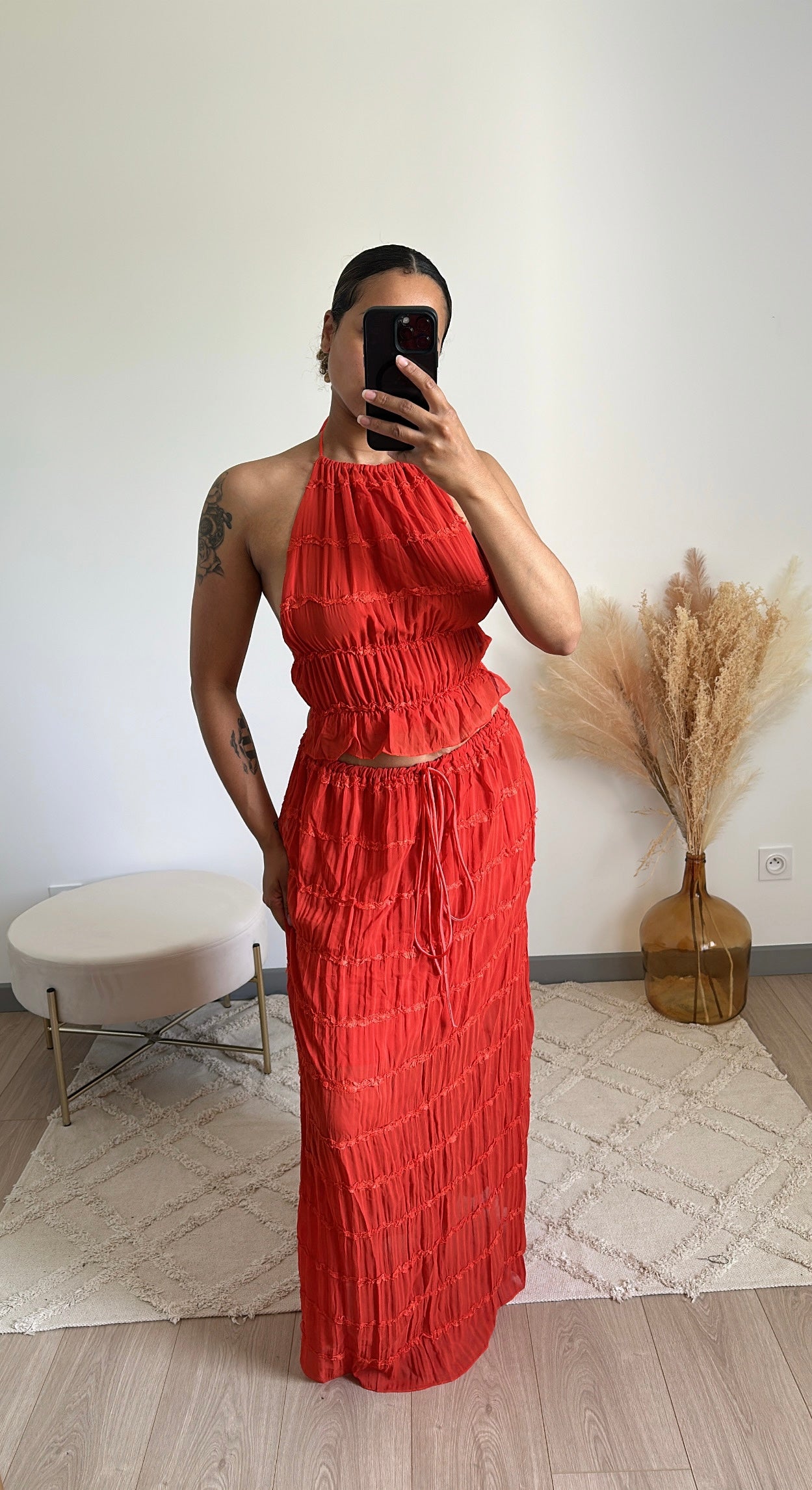 Ensemble Khloé rouge