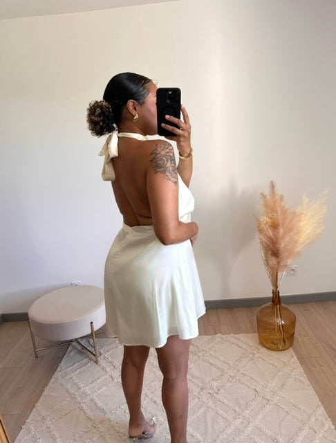 Robe Swan dos nu