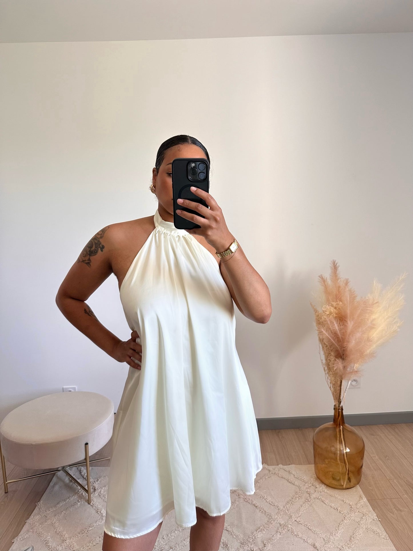 Robe Swan dos nu
