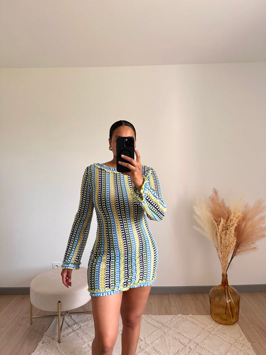 Robe crochet Chelsea courte