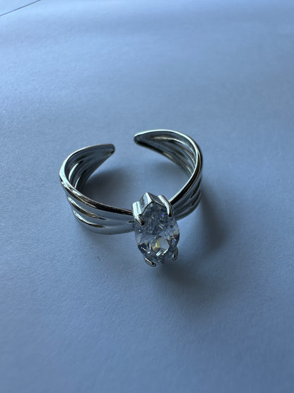 Bague strass